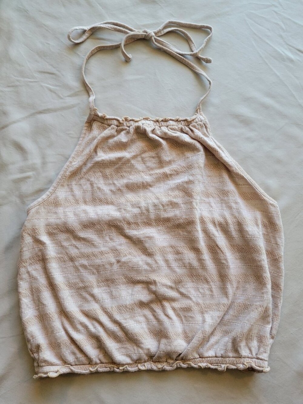 Y2K Halter Crop Top Beach Summer